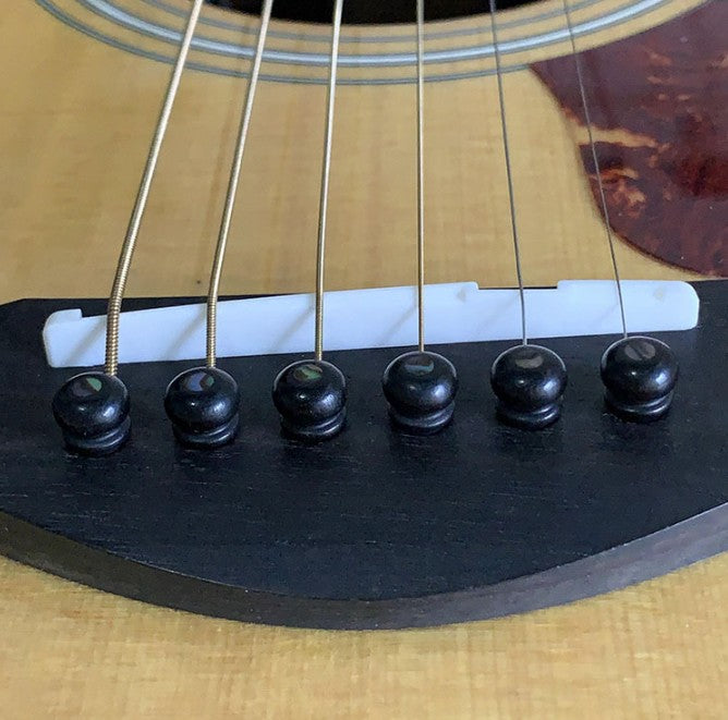 Ebony Guitar String Nails Bridge Pins 3.0mm abalone shell Guitar Accessories AU