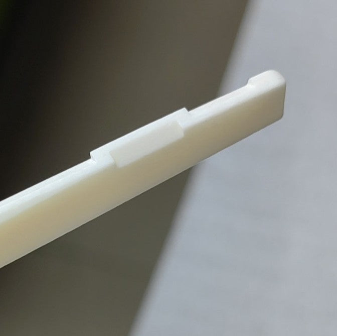 6 Strings Left handed Bone Acoustic folk Guitar Bridge Saddle Nut Accessories AU