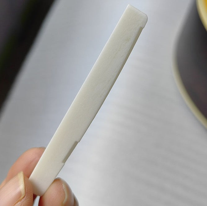 6 Strings Left handed Bone Acoustic folk Guitar Bridge Saddle Nut Accessories AU