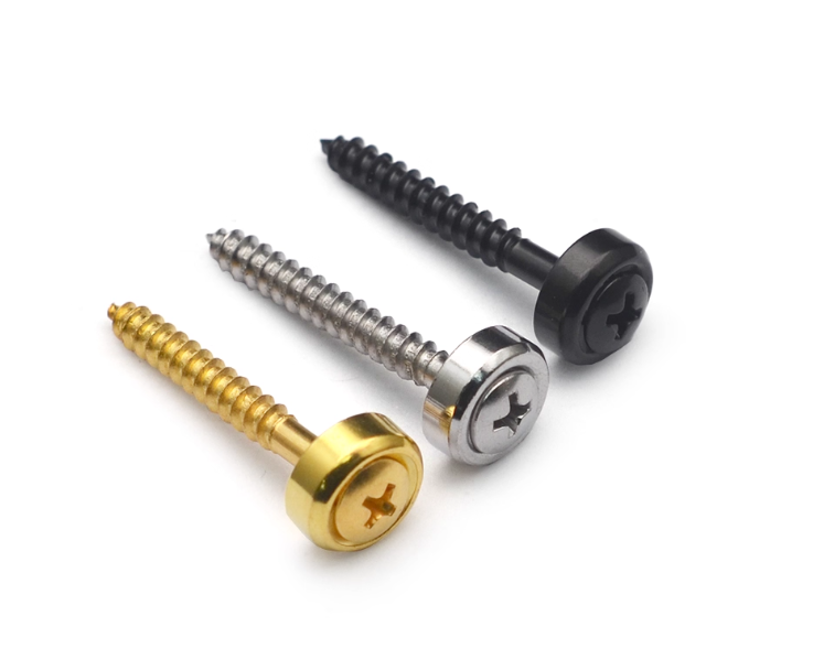 1Pc/4Pcs Electric Guitar Bass Neck Mounting Ferrules Screws Guitar Bass Parts AU