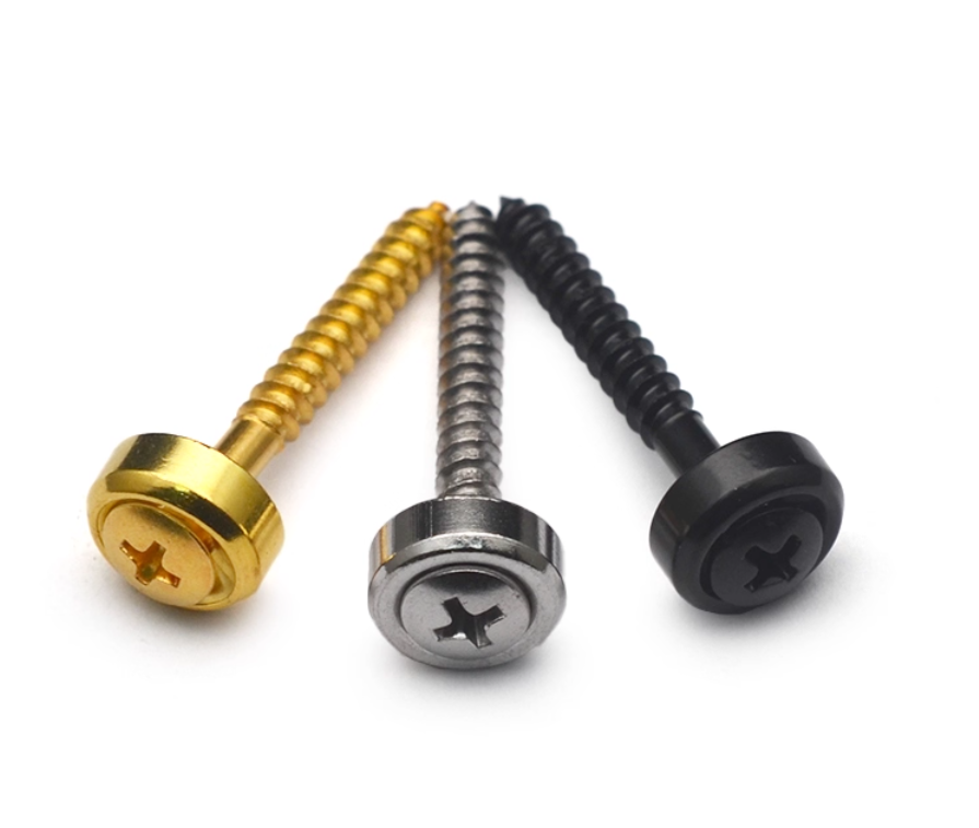 1Pc/4Pcs Electric Guitar Bass Neck Mounting Ferrules Screws Guitar Bass Parts AU