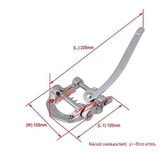Jazz Guitar Vibrato Tailpiece Tremolo Flat Top Body Unit Vibrato Bridge LP TL SG Guitars