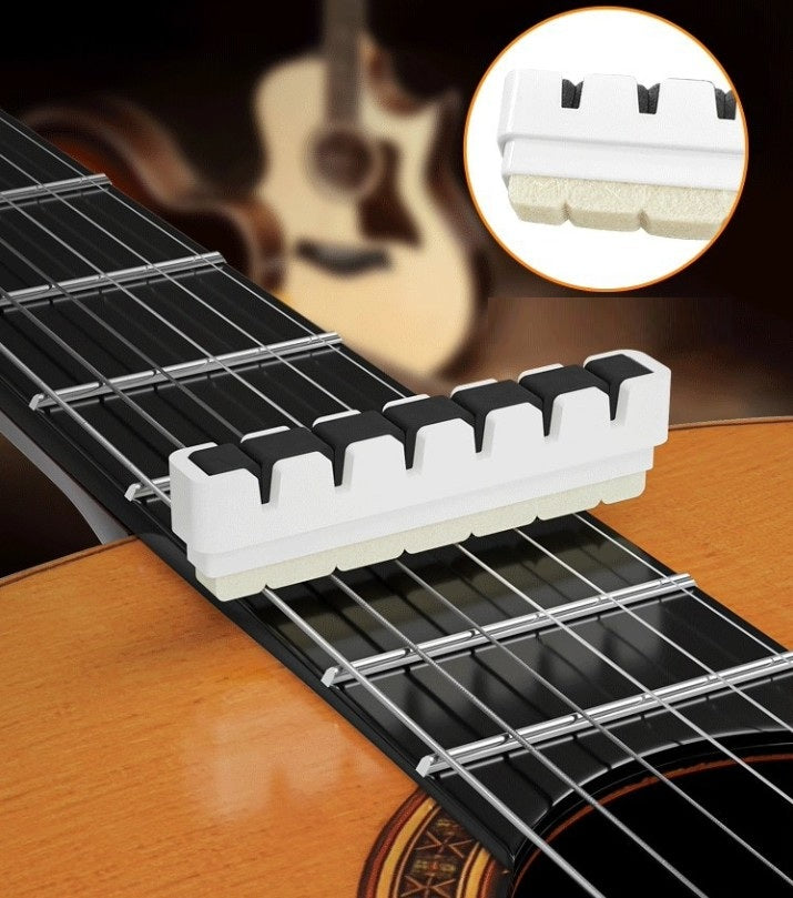 2 in1 Guitar Mute Cleaning Tool Noise System Acoustic Guitars  Accessories Maintenance