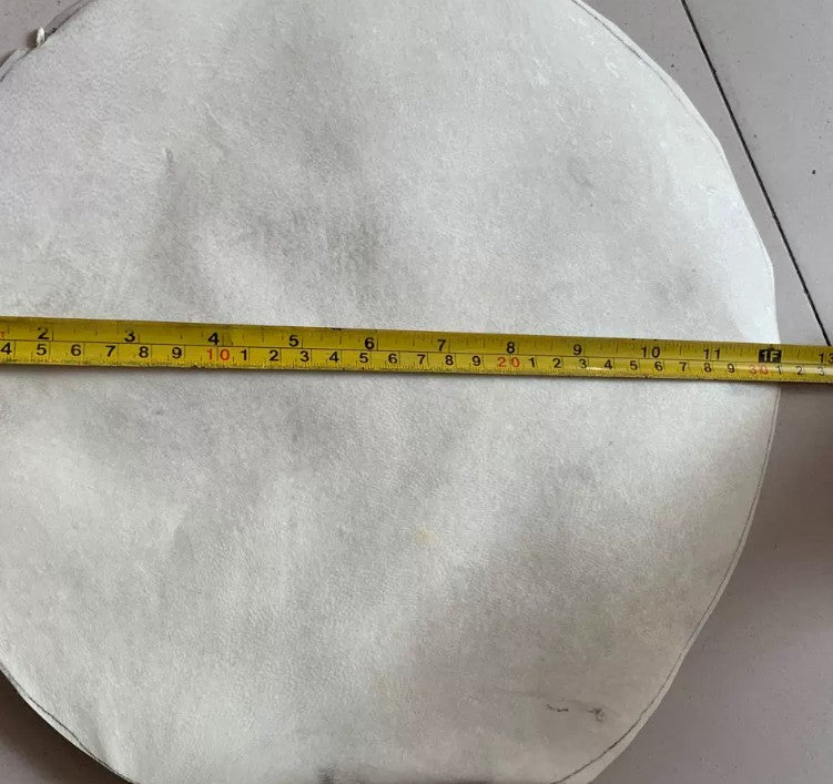 Genuine Goat Skin Drum Head DIY Replacement 14/20/30/40/50cm Bongo Shamanic Drum