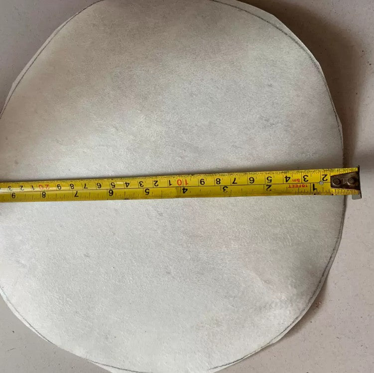 Genuine Goat Skin Drum Head DIY Replacement 14/20/30/40/50cm Bongo Shamanic Drum