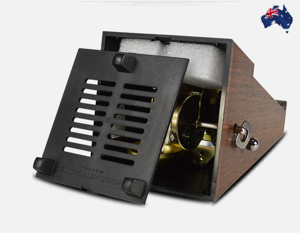 Vintage style Mechanical Metronome Musical Tempo Timer for Piano Guitar Bass