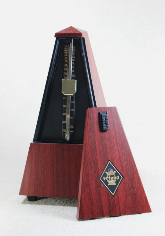 Vintage style Mechanical Metronome Musical Tempo Timer for Piano Guitar Bass