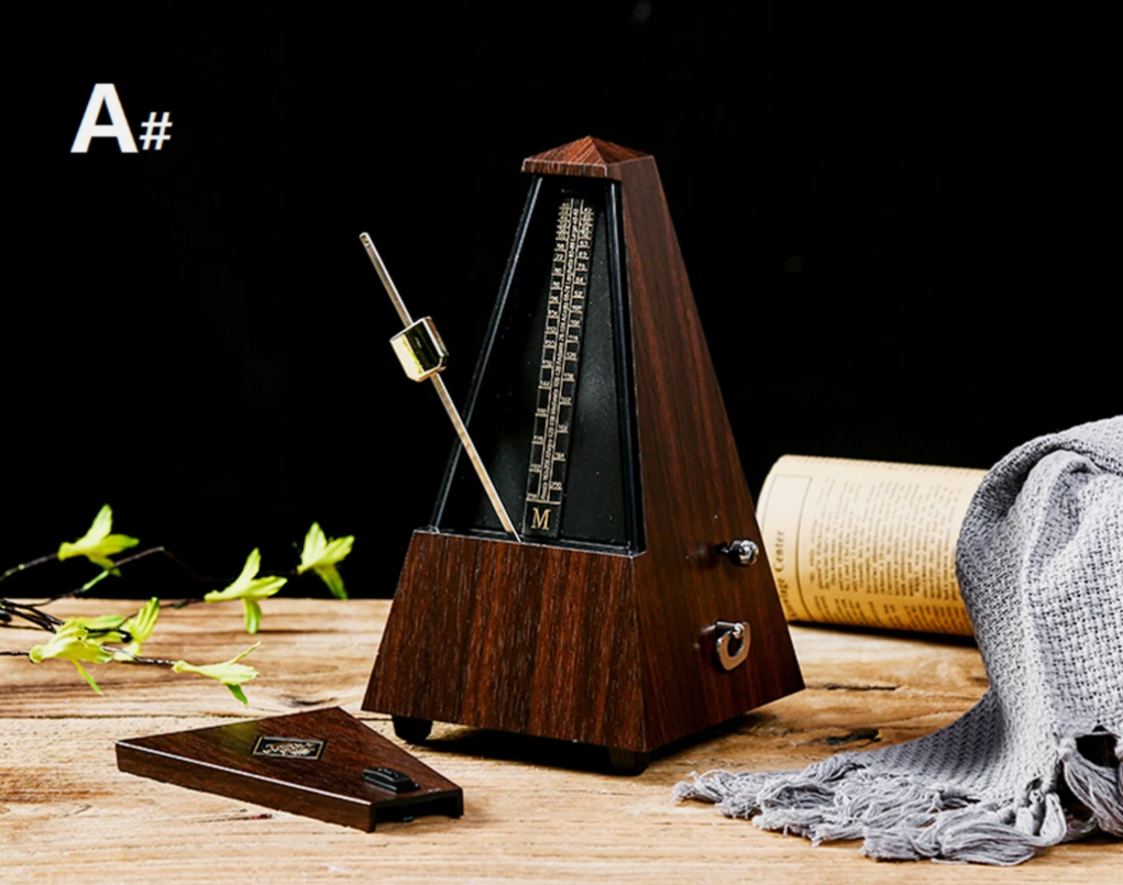 Vintage style Mechanical Metronome Musical Tempo Timer for Piano Guitar Bass