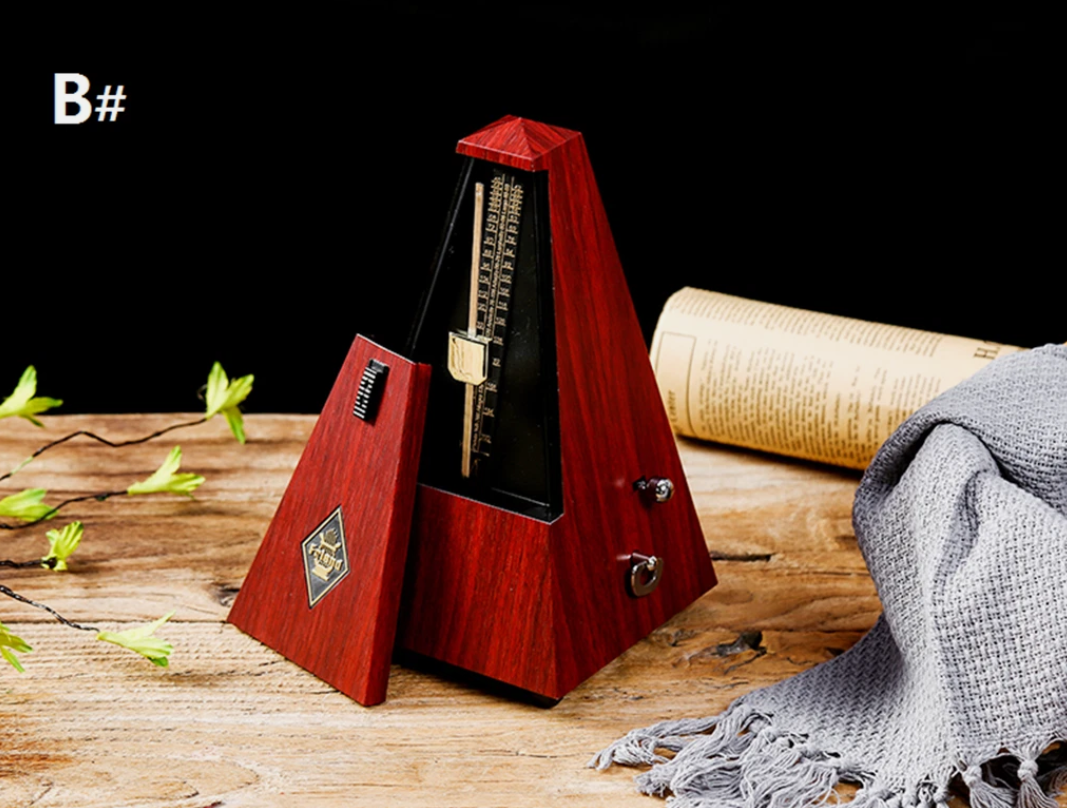 Vintage style Mechanical Metronome Musical Tempo Timer for Piano Guitar Bass