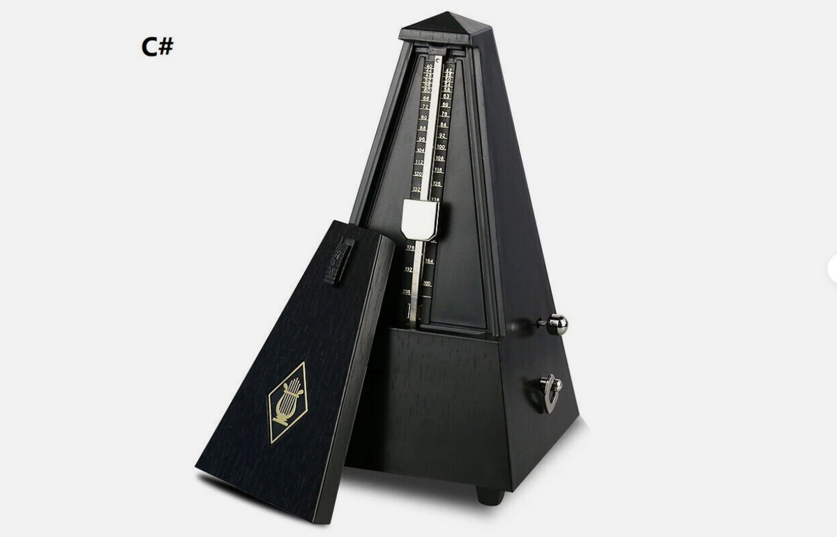Vintage style Mechanical Metronome Musical Tempo Timer for Piano Guitar Bass