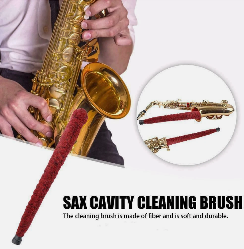 Soprano Tenor Alto Saxophone Cleaner Brush Essential Musical Instrument Care