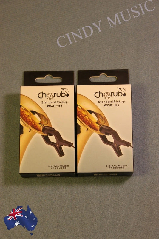 2PCS Cherub WCP-55 , 1/4 Inch Plug, Clip-on Pickup Ukulele Mandolin SAX