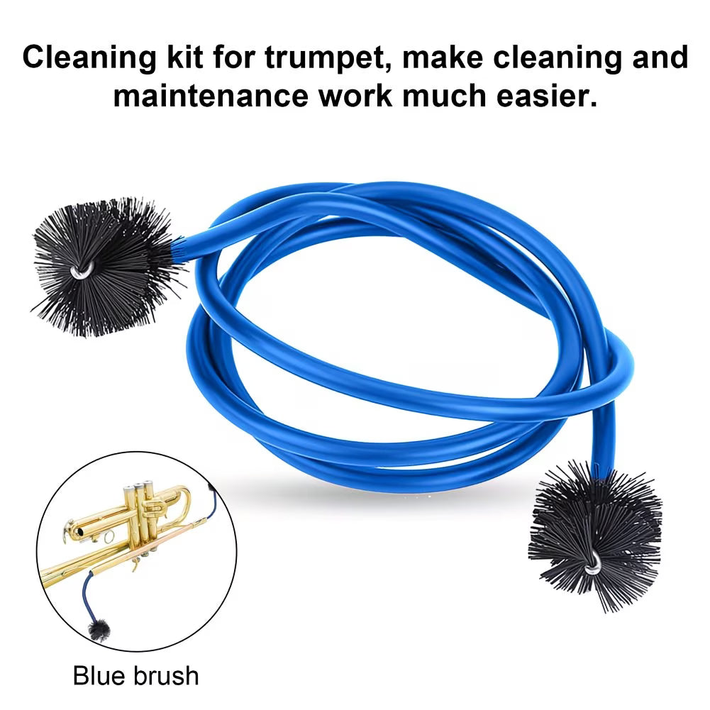 Trumpet Maintenance Kit Snake Brush Mouthpiece BrushCornet Cleaning Accessories