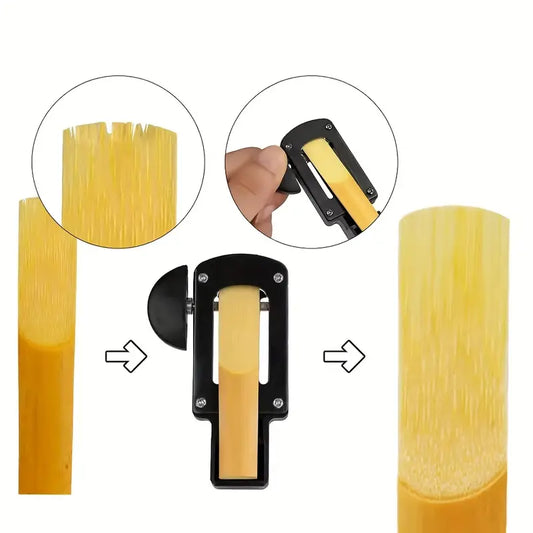 Adjustable Reed Trimmer Cutter for Tenor Saxophone Woodwind Instrument Accessory