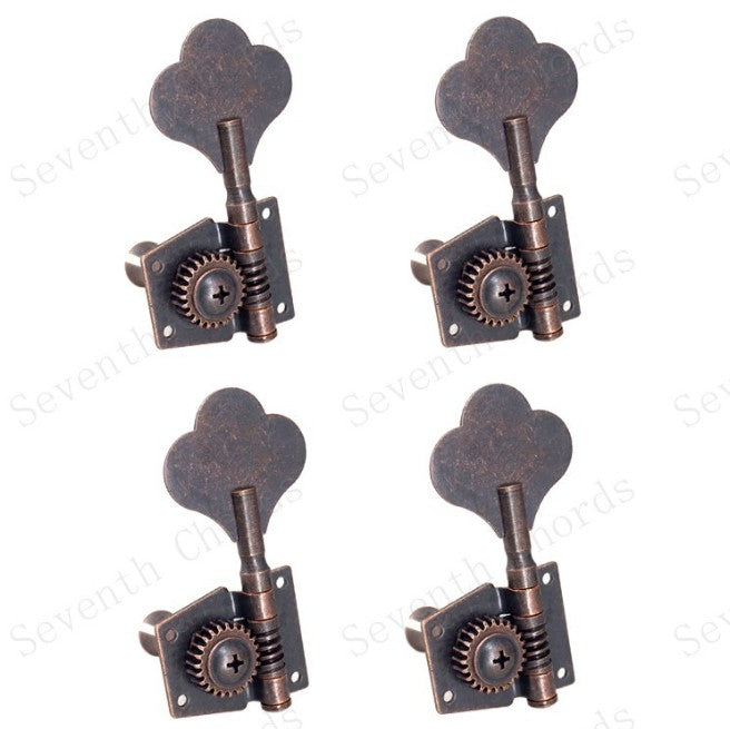 4pcs Electric Bass Guitar Tuners Tuning Pegs Keys Machine Heads Vintage copperAU