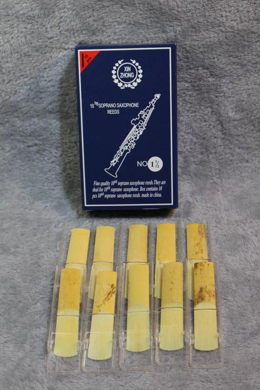 Soprano saxophone reeds bB 10piece of packaging Strength 1.5 for Better Sound AU