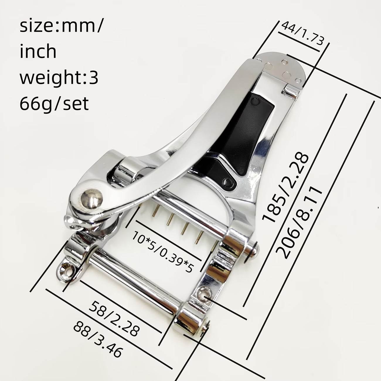 Jazz Guitar Vibrato Tailpiece Tremolo Arch Top Body Unit Vibrato Bridge LP TL SG