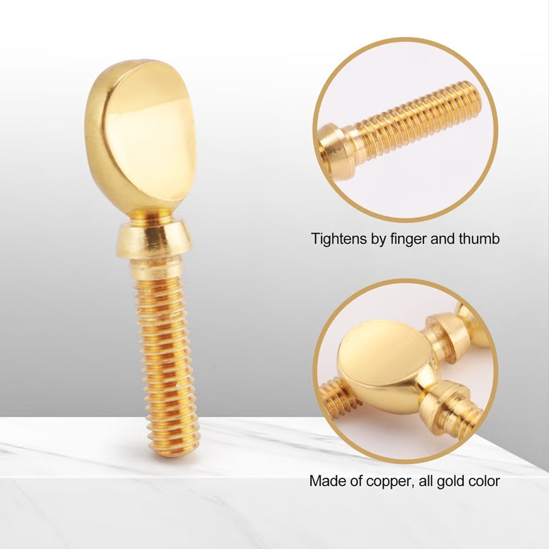 Universal Saxophone Clarinet Mouthpiece Ligature Thumb Screw Replacement Brass Screw