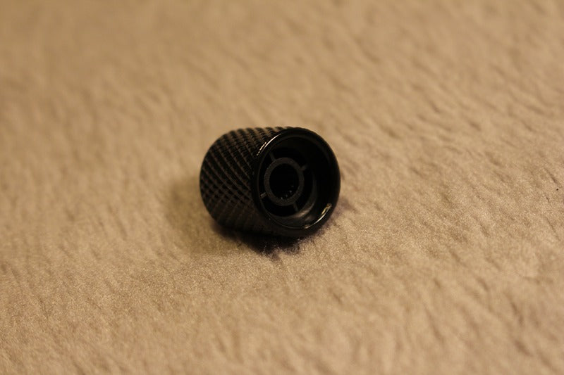 Metal Flat Guitar Knobs Volume Tone Control Tele Bass Metric Split Shaft Pot AU