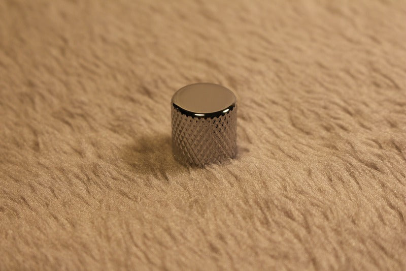 Metal Flat Guitar Knobs Volume Tone Control Tele Bass Metric Split Shaft Pot AU