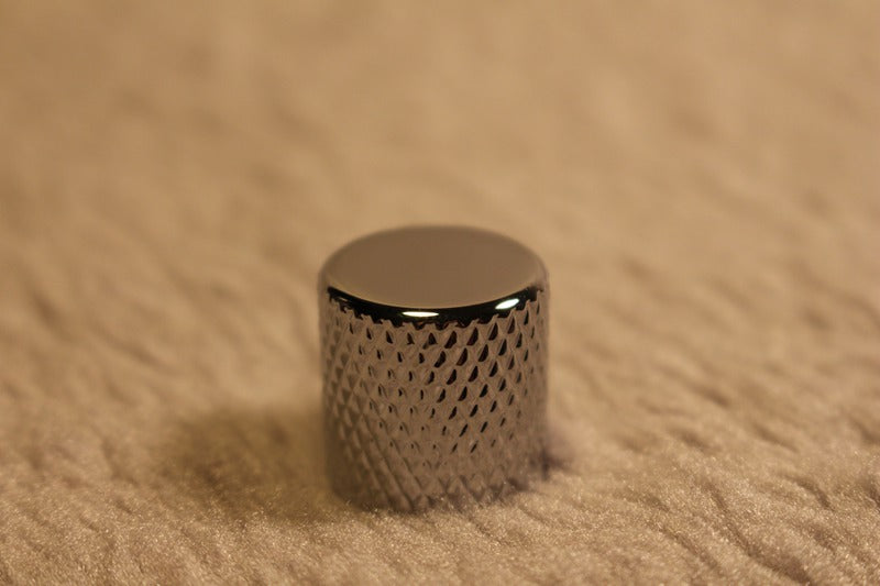 Metal Flat Guitar Knobs Volume Tone Control Tele Bass Metric Split Shaft Pot AU