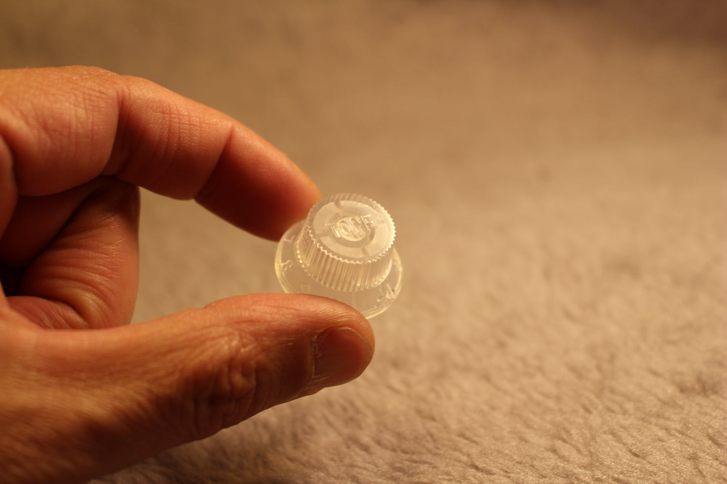 St Sq electric bass guitar volume tone knob potentiometer hat transparent knob