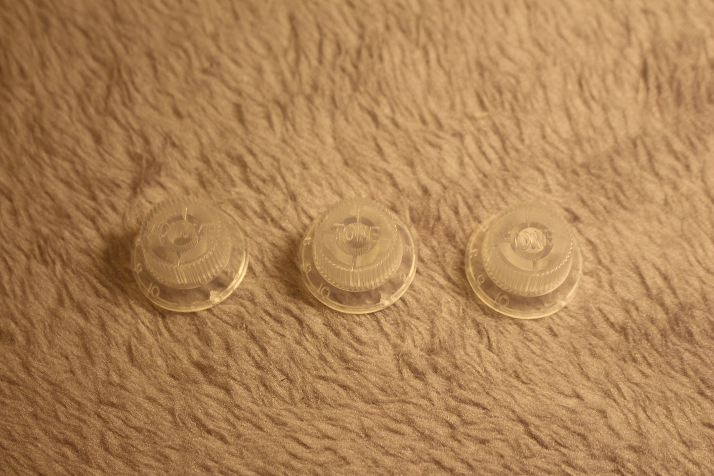 St Sq electric bass guitar volume tone knob potentiometer hat transparent knob