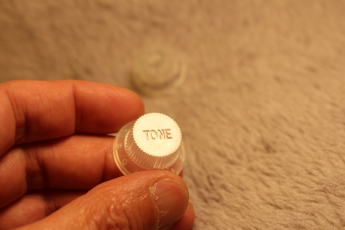 St Sq electric bass guitar volume tone knob potentiometer hat transparent knob