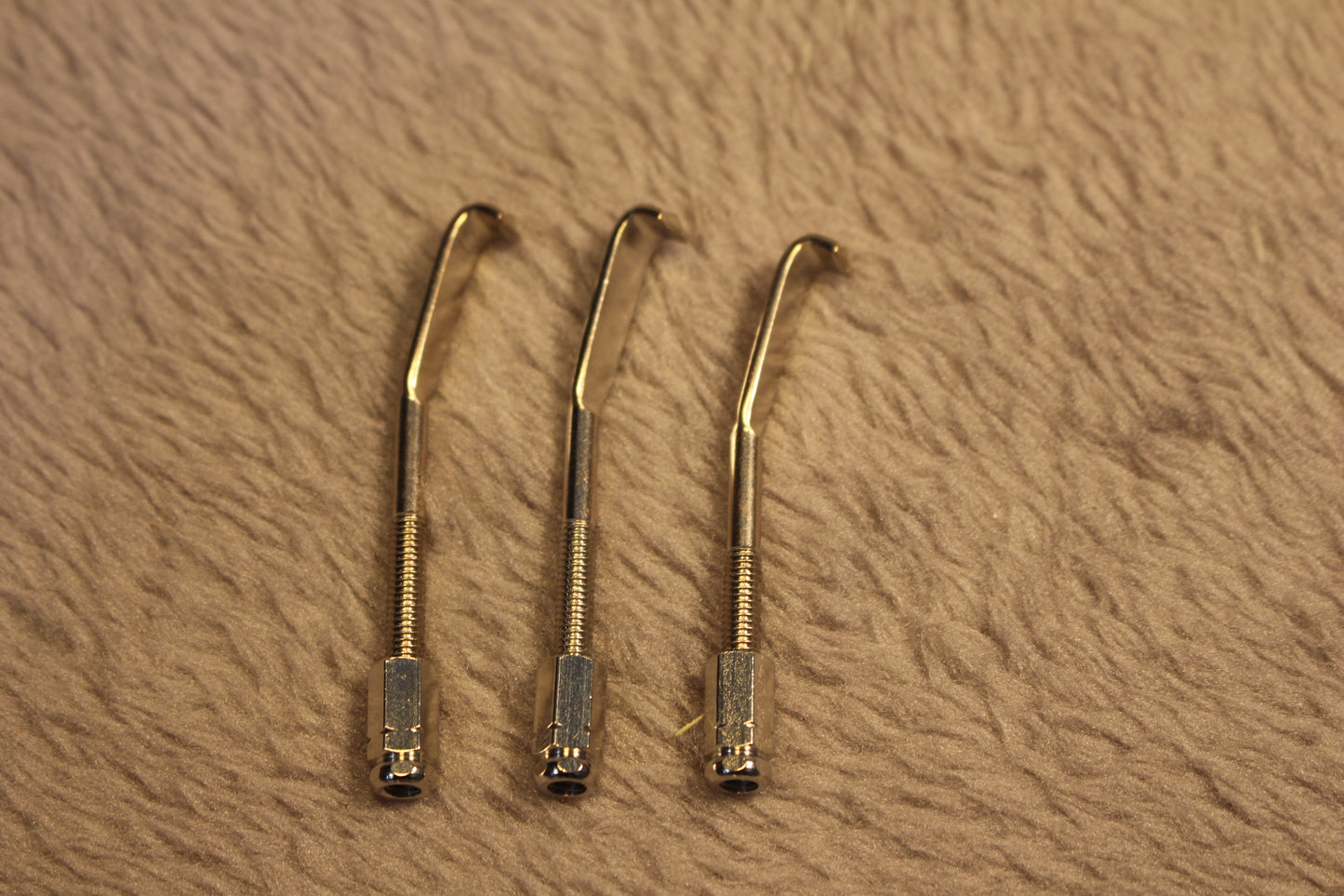 3pcs Metal Banjo Bracket Hooks Nuts Set Adjustable Tension Rods Guitar Accessories
