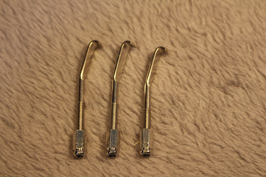 3pcs Metal Banjo Bracket Hooks Nuts Set Adjustable Tension Rods Guitar Accessories