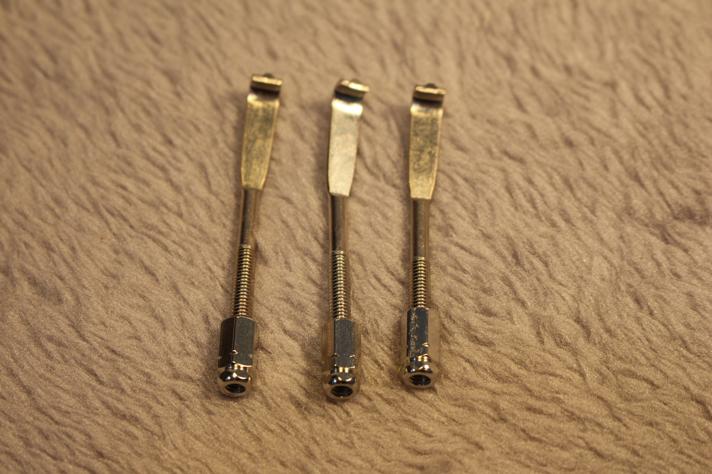 3pcs Metal Banjo Bracket Hooks Nuts Set Adjustable Tension Rods Guitar Accessories