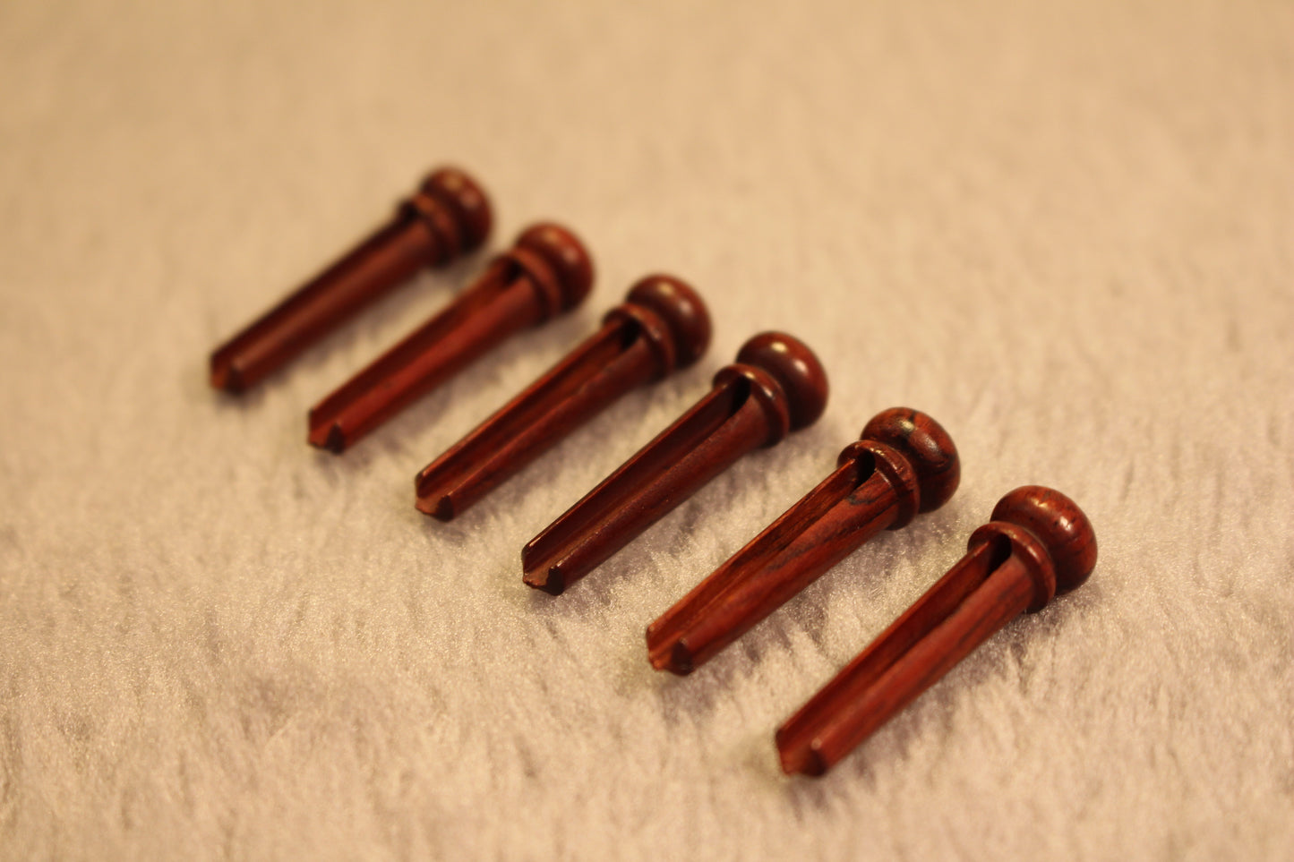 Cocobolo wood Guitar String Nails Pins 3.0mm abalone shell Guitar Accessories