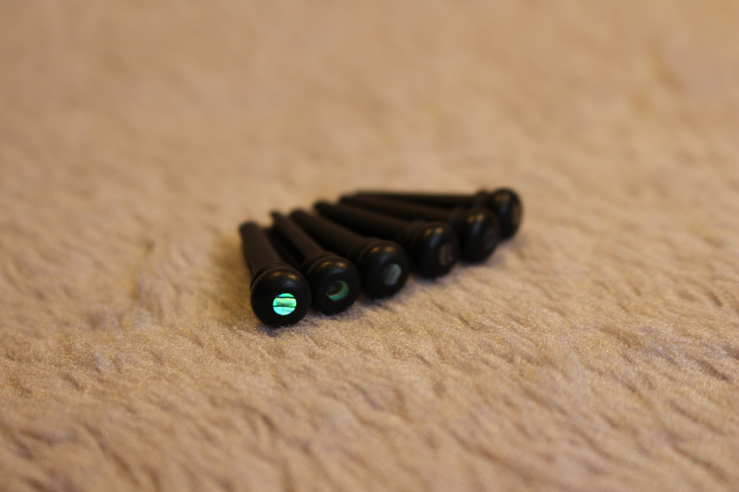 Ebony Guitar String Nails Bridge Pins 3.0mm abalone shell Guitar Accessories AU