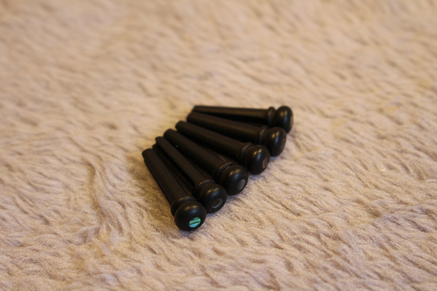 Ebony Guitar String Nails Bridge Pins 3.0mm abalone shell Guitar Accessories AU