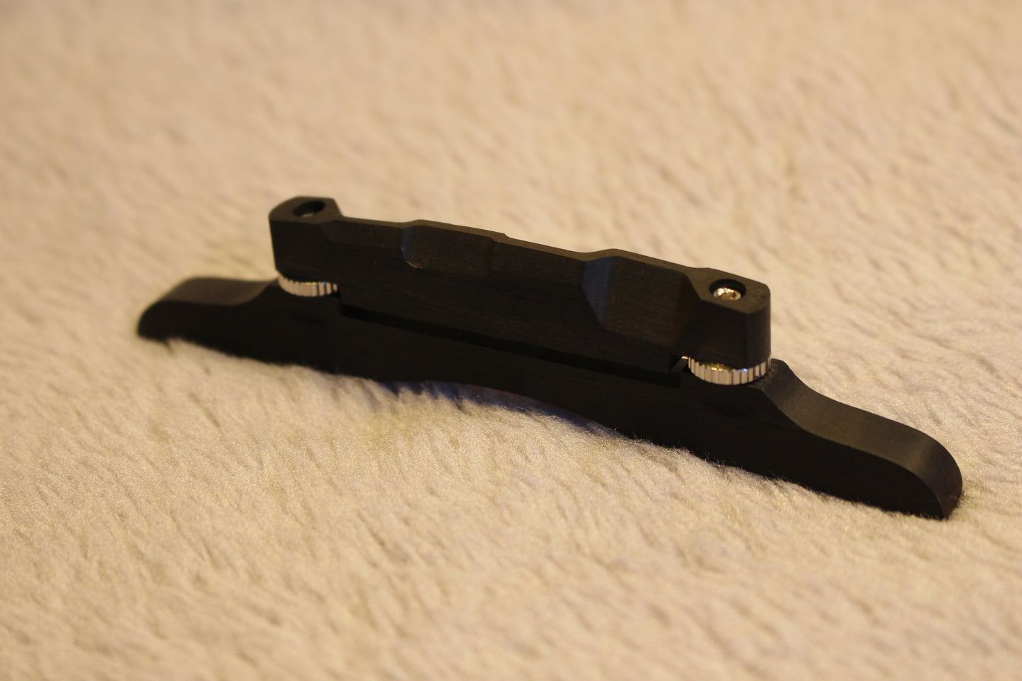 Ebony Mandolin Bridge Adjustable Compensated Strings Repair Instrument Accessory