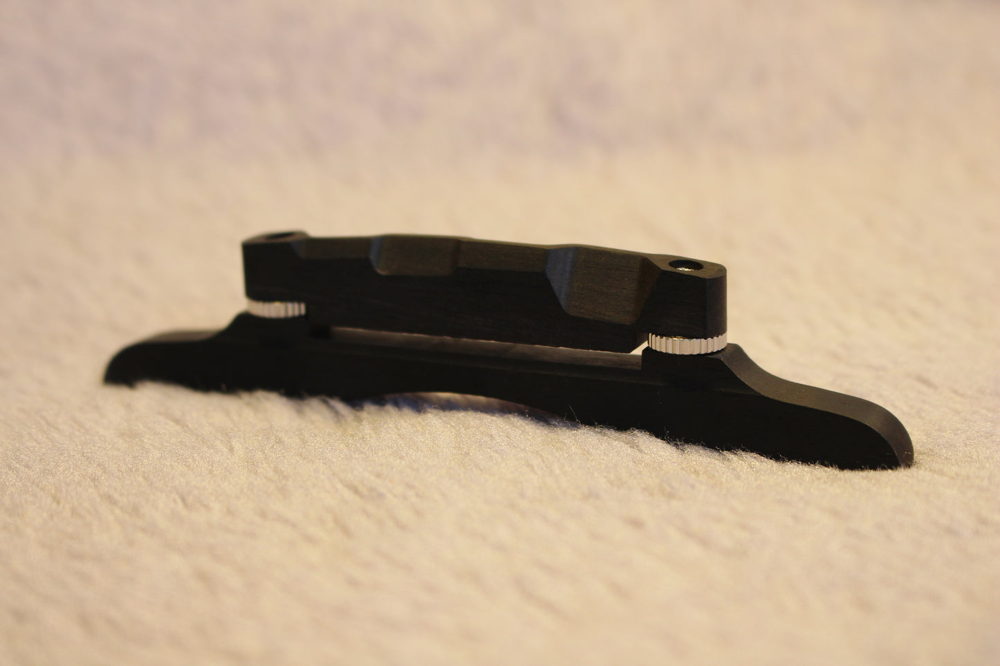 Ebony Mandolin Bridge Adjustable Compensated Strings Repair Instrument Accessory