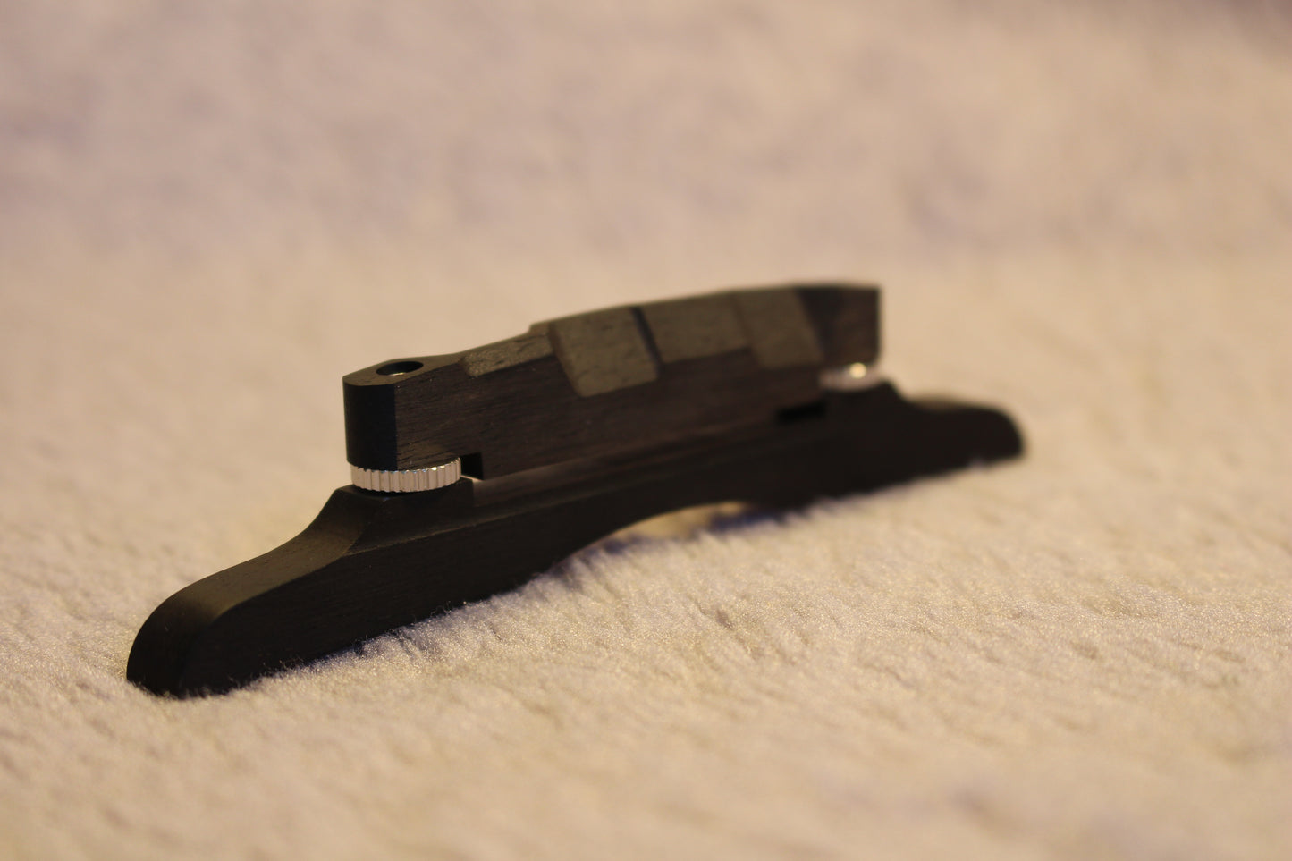 Ebony Mandolin Bridge Adjustable Compensated Strings Repair Instrument Accessory