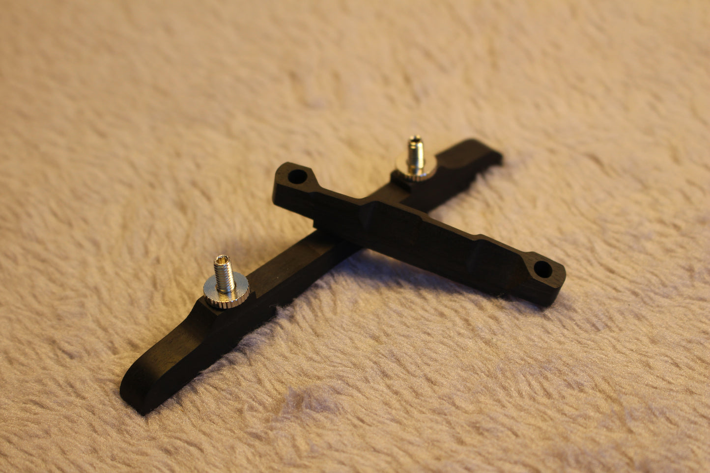 Ebony Mandolin Bridge Adjustable Compensated Strings Repair Instrument Accessory