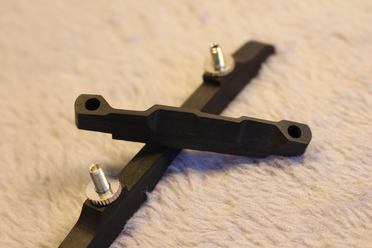 Ebony Mandolin Bridge Adjustable Compensated Strings Repair Instrument Accessory