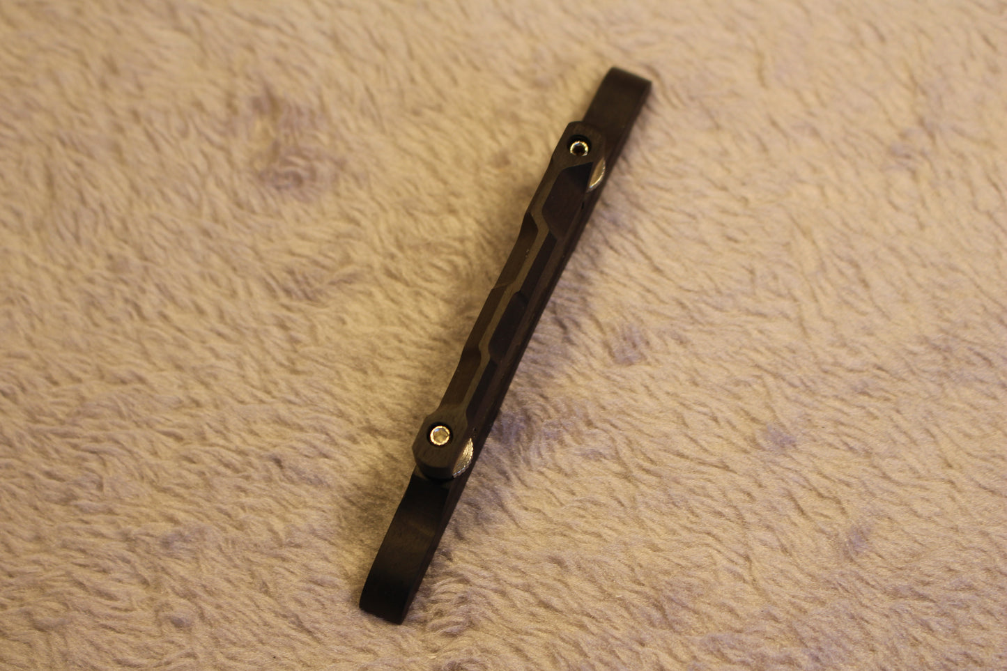 Ebony Mandolin Bridge Adjustable Compensated Strings Repair Instrument Accessory