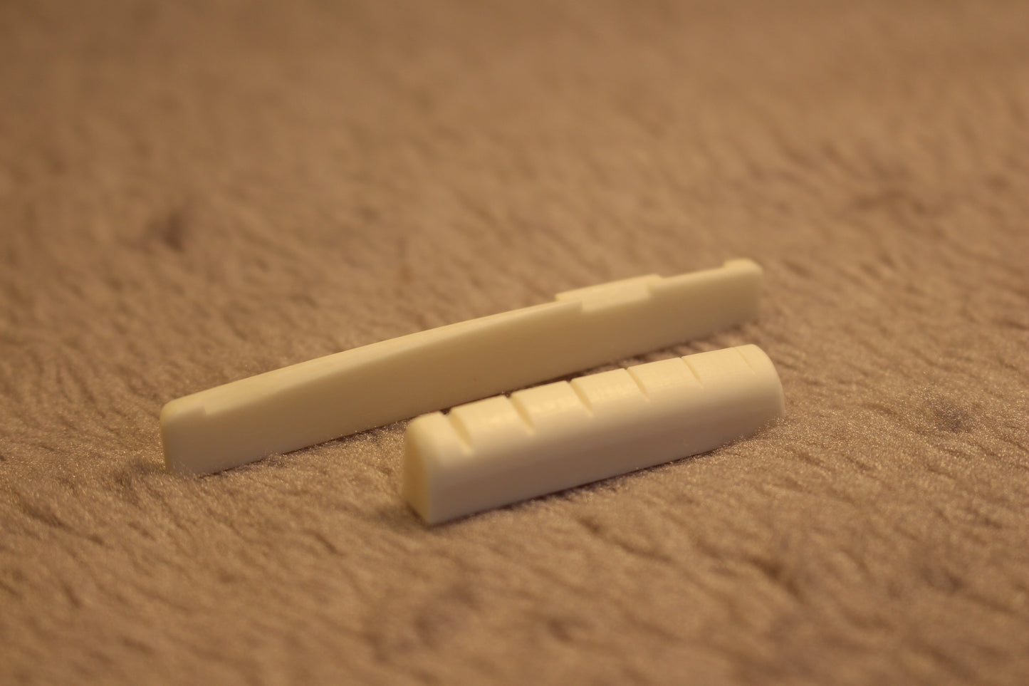 6 Strings Left handed Bone Acoustic folk Guitar Bridge Saddle Nut Accessories AU