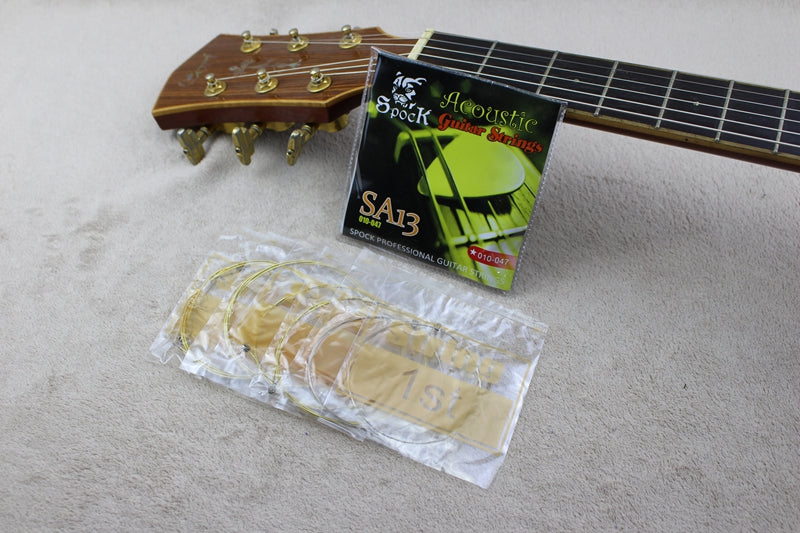 Acoustic Guitar Strings Anti-Rust Coating Coated Copper Alloy Wound 010-047 SET