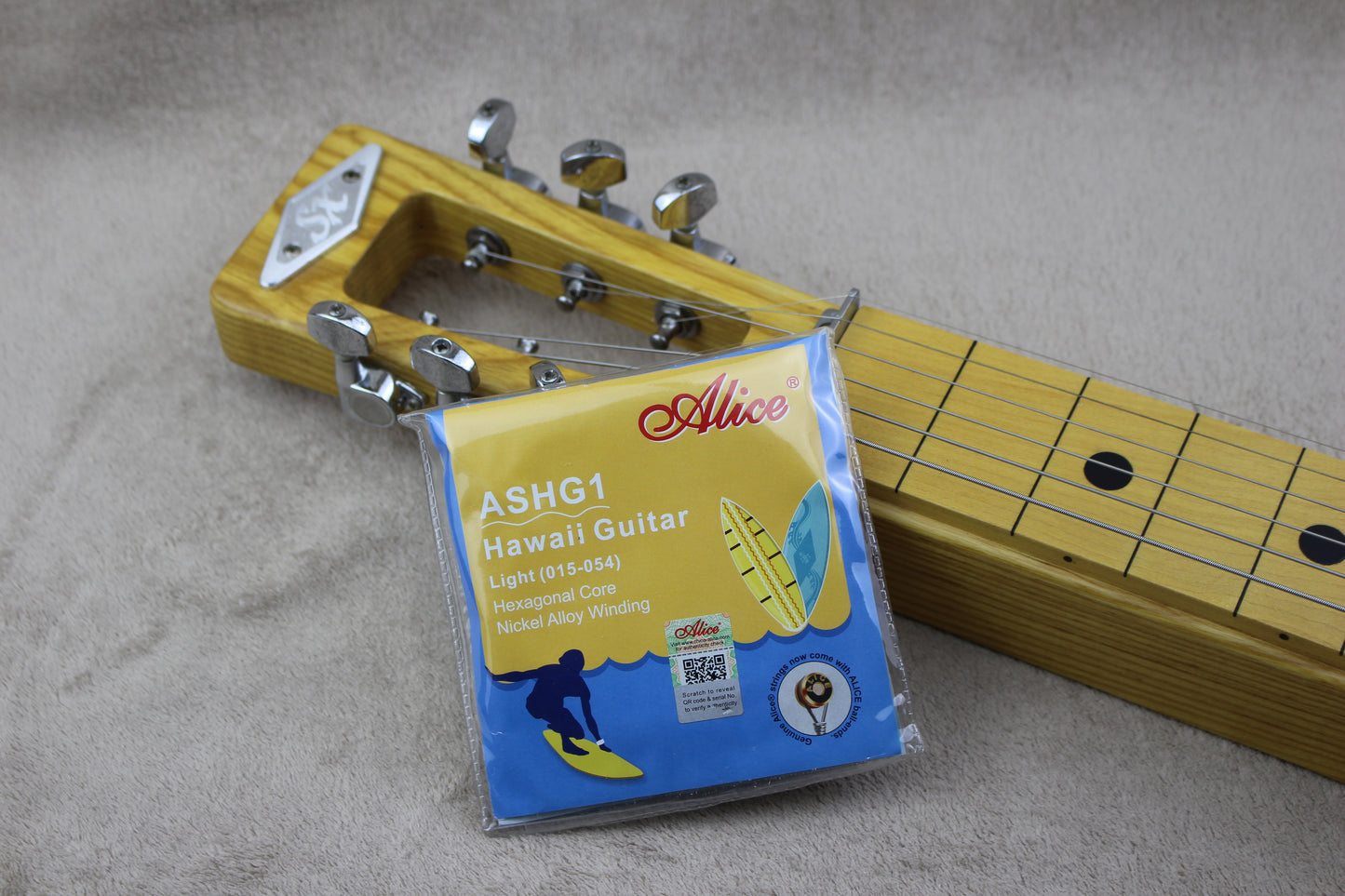 8 String Hawaiian Lap Steel Guitar Strings Nickel Wound Anti Rust Strings Set