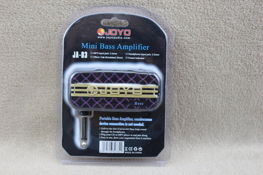 JOYO BASS Guitar Amplifier 3.5mm Jack Headphone MP3 Mini AMP Bassist Aux in