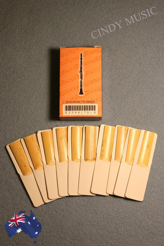 Clarinet Reeds bB 10piece Strength2.5Traditional Better Sound Wind Instrument AU