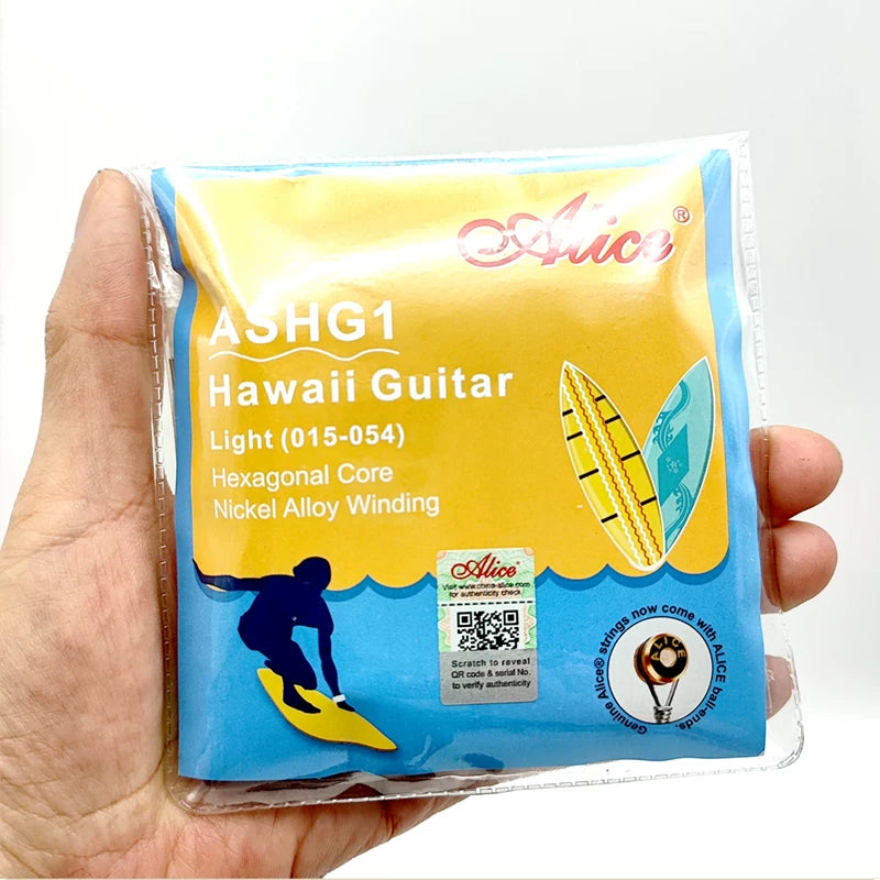 8 String Hawaiian Lap Steel Guitar Strings Nickel Wound Anti Rust Strings Set