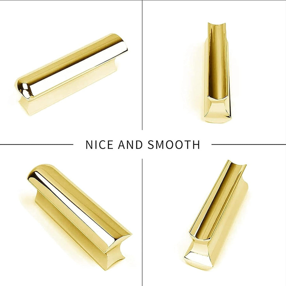 Solid Hawaiian Guitar Slide Tonebar Steel Metal Electric Guitar Accessory Golden