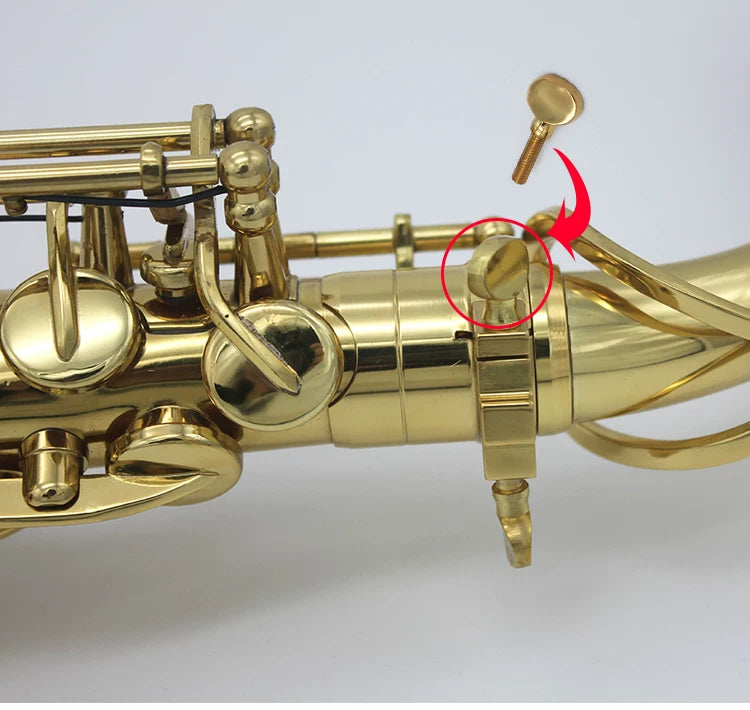 Saxophone Sax Neck Tightening Clarinet Thumb Screw Replacement Brass instrument