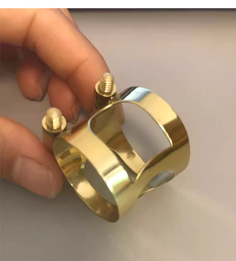 Alto Saxophone Mouthpiece Metal Ligature Alto Saxophone parts bE Adjustable AU