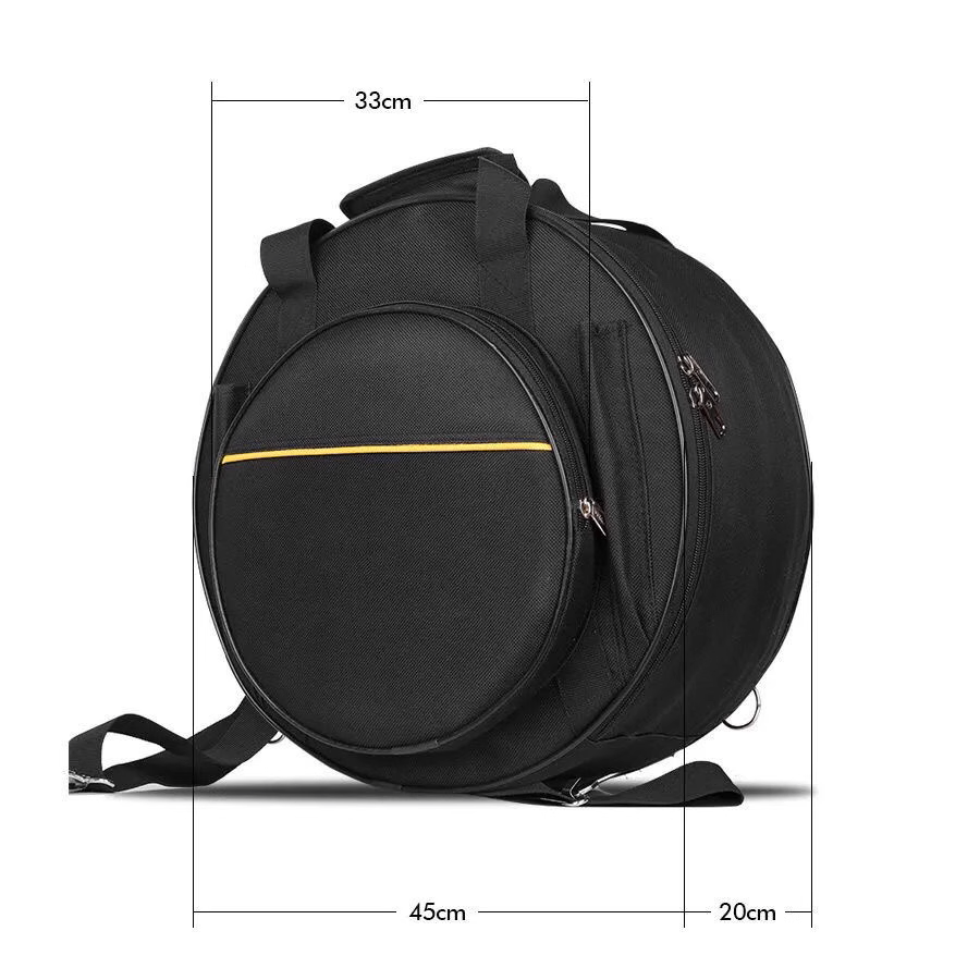 Durable Waterproof Snare Drum Backpack Adjustable Strap Carry Handles Percussion